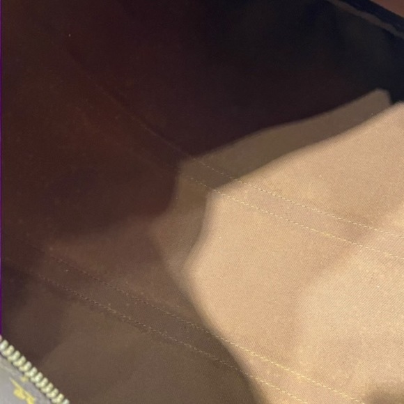 LOUIS VUITTON Authentic Brown Monogram Keepall 55 Boston Bag - Picture 6 of 9